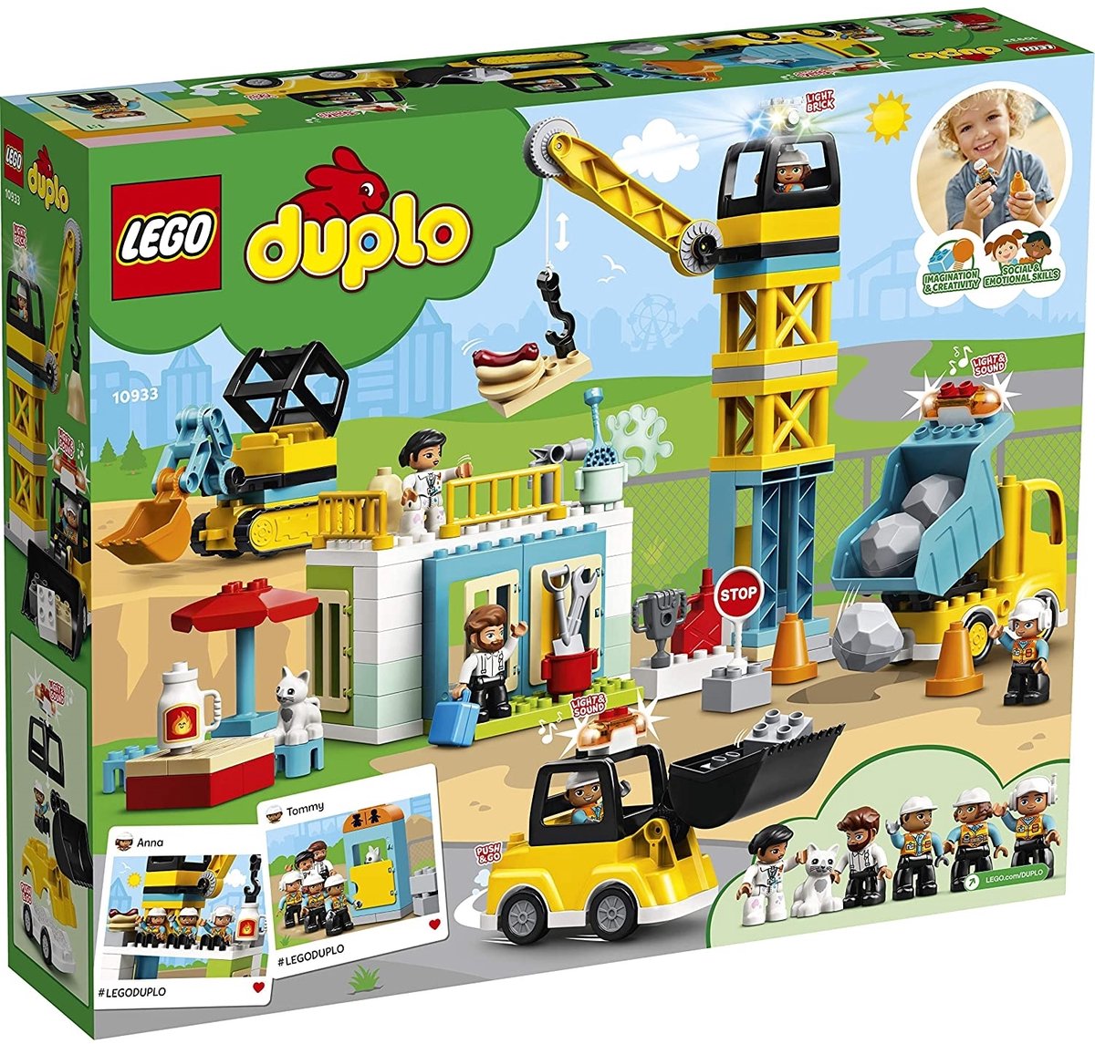 LEGO DUPLO Torenkraan & Bouwterrein 10933 — afbeelding 20