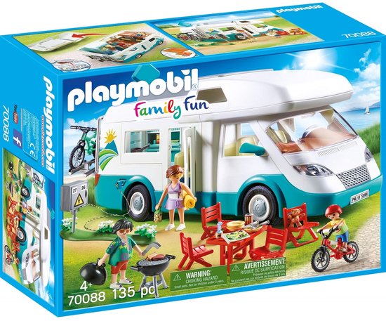 PLAYMOBIL Family Fun Mobilhome met familie - 70088