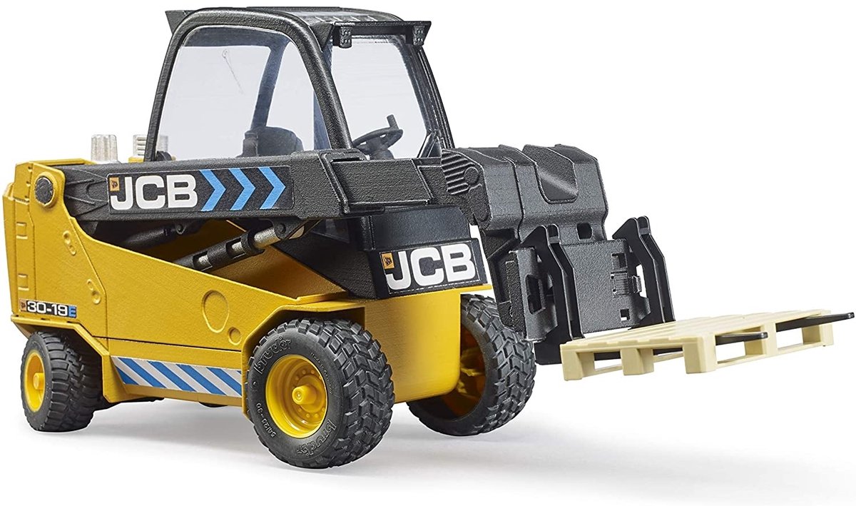Bruder JCB Vorkheftruck met pallet - schaalmodel thumbnail 3