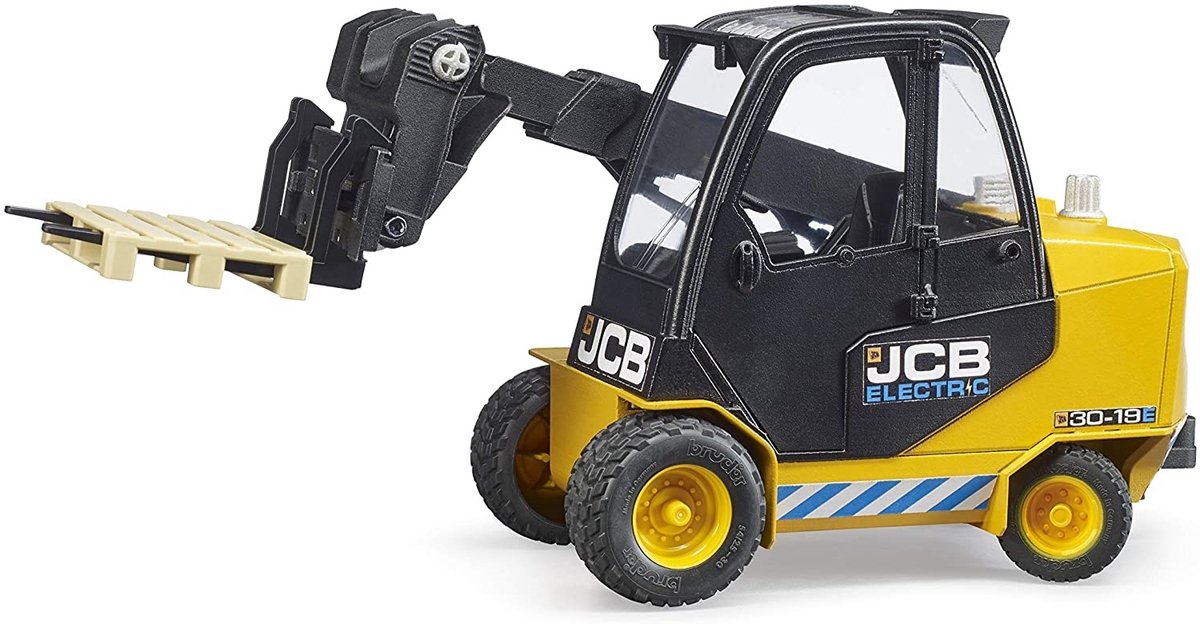 Bruder JCB Vorkheftruck met pallet - schaalmodel thumbnail 6