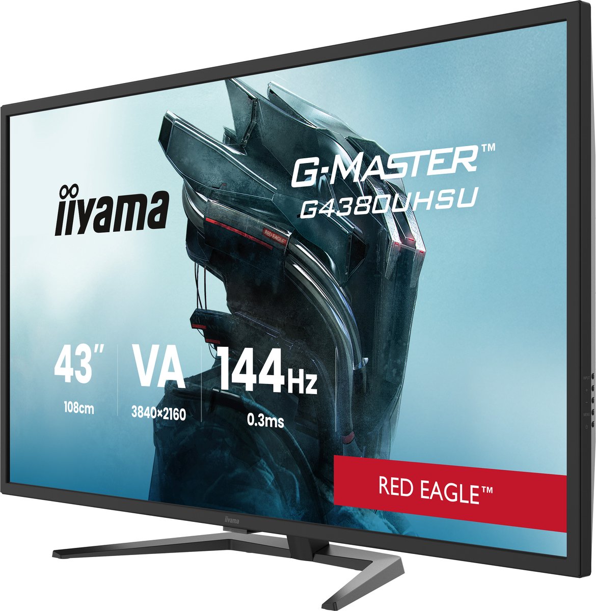 iiyama G-Master G4380UHSU 43" 4K UHD gaming monitor 144Hz IPS 0,3ms HDR400 HDMI 2.1 - Afbeelding 5