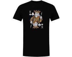 Casino card goud Heren T-shirt - Poker - gambling - kaartspel - gold - shirt