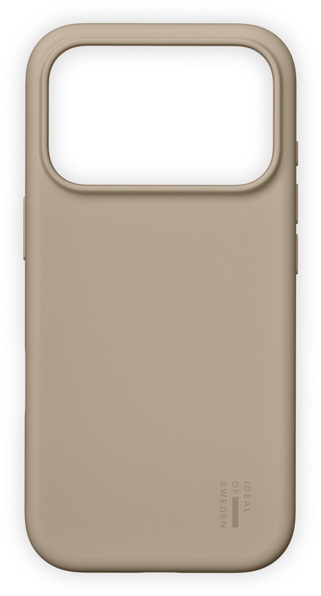 iDeal of Sweden Silicone Case geschikt voor MagSafe geschikt voor iPhone 17 Pro Max - Beige