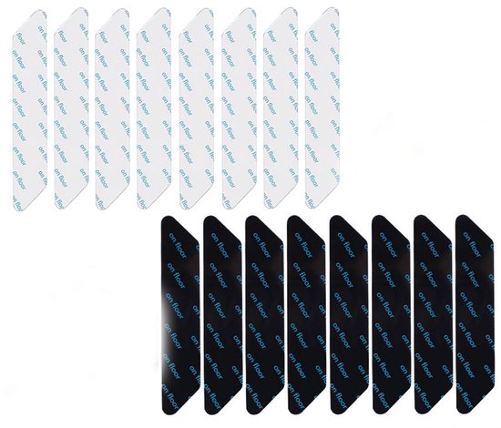 Antislip Tapijt Grijpers - 10 Stuks Voor Hardhouten Vloeren en Tegelvloeren, Anti-Krullend Voor Vloermatten en Gebied Tapijten (Zwart