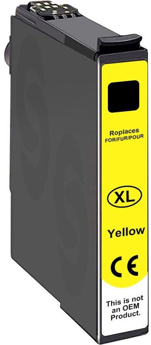 27XL (T2714) Geel - Huismerk inktcartridge compatible met Epson WorkForce WF-3600 Series / Epson WorkForce WF-3620 WF / Epson WorkForce WF-3620 DWF / Epson WorkForce WF-3640 DTWF / Epson WorkForce WF-7110 DTW / Epson WorkForce WF-7210 DTW