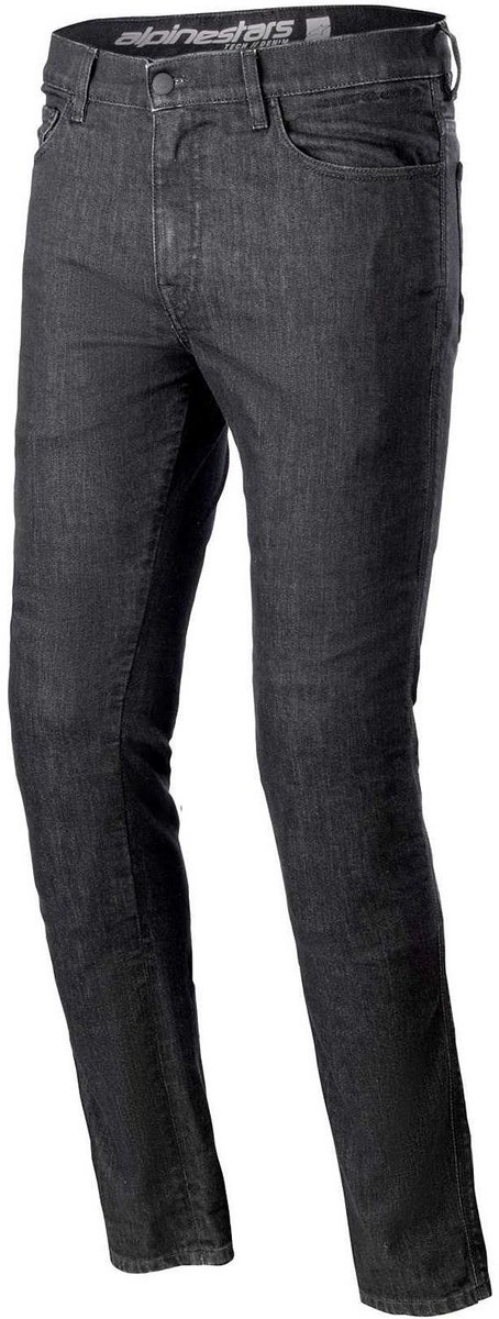 Alpinestars Cerium Denim Tech Rijbroek Zwart Gewassen - Broek