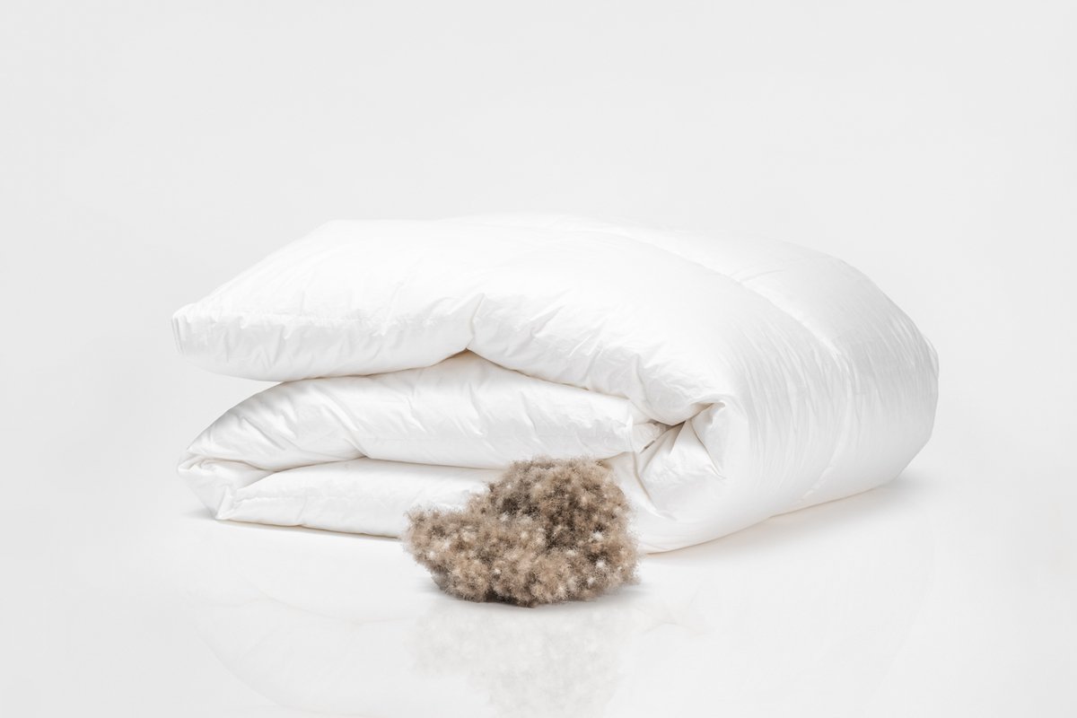 C'est Duvet Donsdeken - 240x220 - 100% Ijslandse Eiderdons - Ultra Luxe - Supersatijnen tijk - AllYear