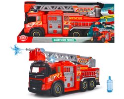 Dickie Toys - Volvo Giant Fire truck - Brandweerwagen - Licht en geluid - Hulpdiensten - Vanaf 3 jaar