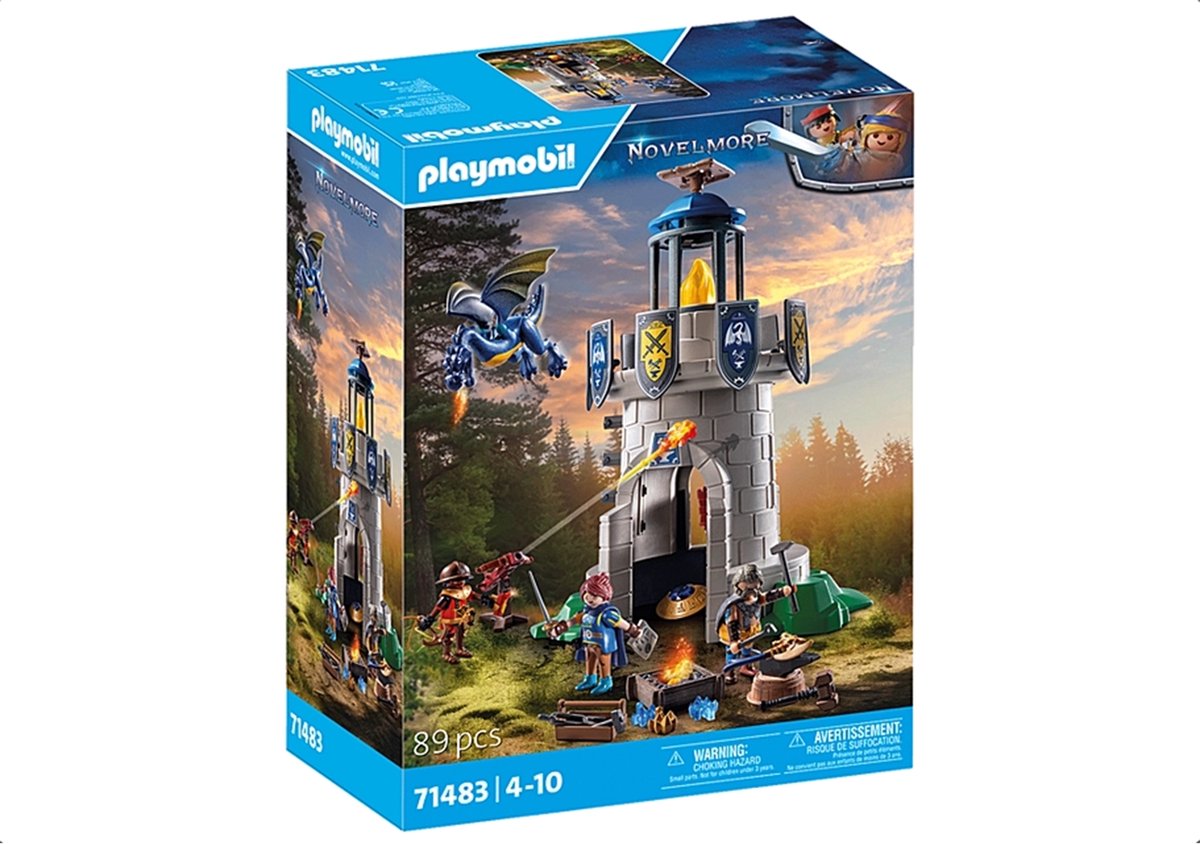 PLAYMOBIL Novelmore Riddertoren met smid en draak - 71483 — afbeelding 13