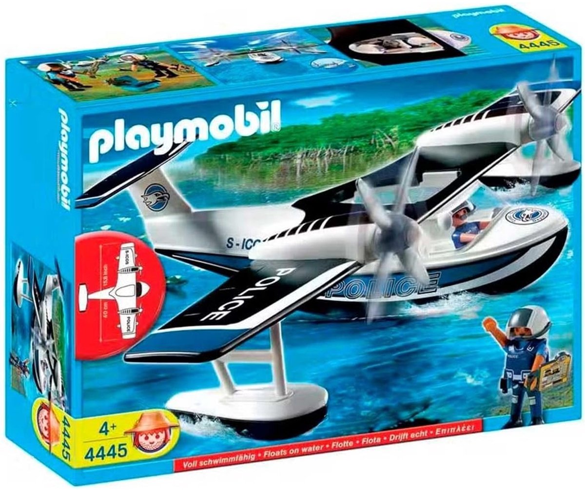 PLAYMOBIL Politiewatervliegtuig - 9436