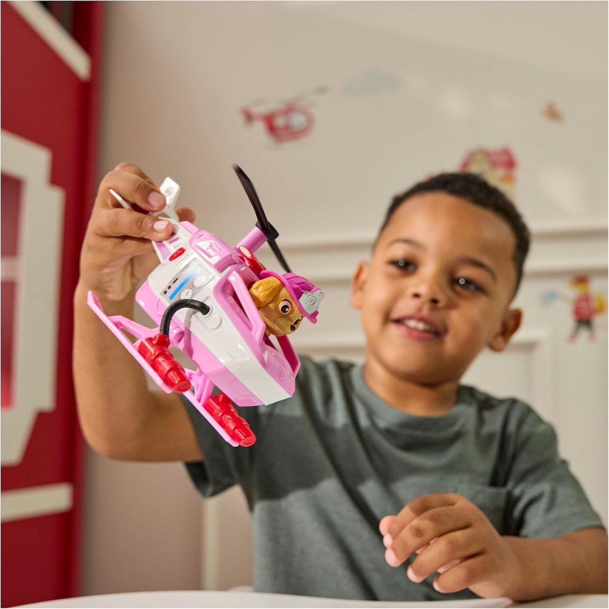 PAW Patrol - Brandweerredding - Skye's brandweerhelikopter - speelgoedvoertuig met speelfiguur — afbeelding 6