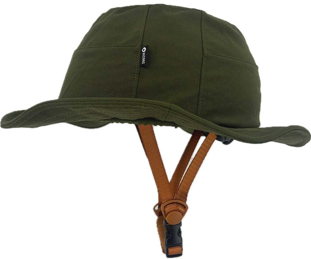Vizorz SwitchCap fietshelm - Green sunny classic