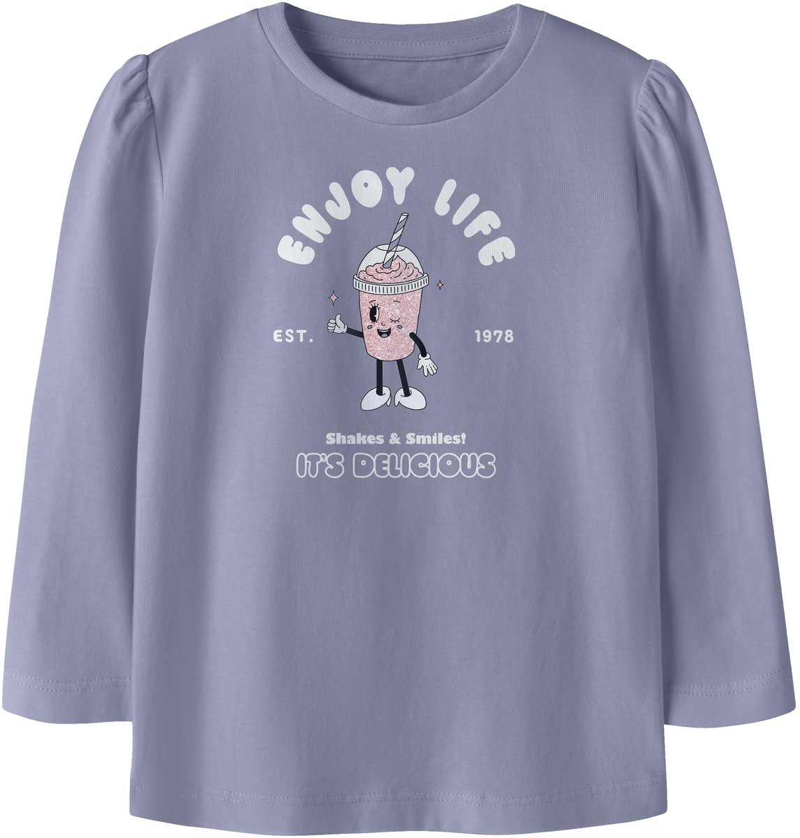 NAME IT - NMFOLINAS LS TOP PB - Meisjes - Lange mouwen shirts