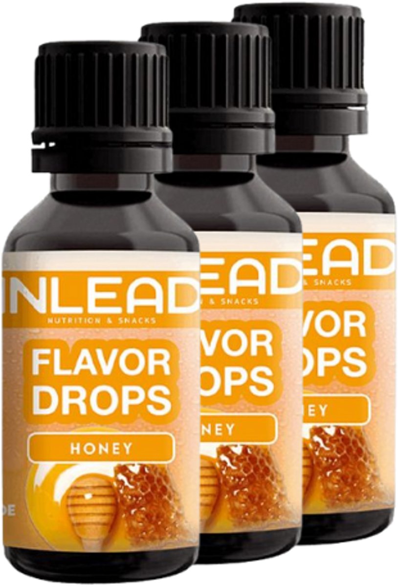 Inlead | Flavor Drops | Honey | 3 stuks | 3 x 30 ml