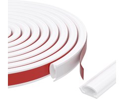 Tochtstrip voor deuren - 6 meter - Tochtstopper - Tochtband - Energiebesparing - Voor deuren en ramen - Zelfklevend - Verduurzaming - 10 x 6mm - deurafdichting - isolatie, raam, deur, weerbestendige strips
