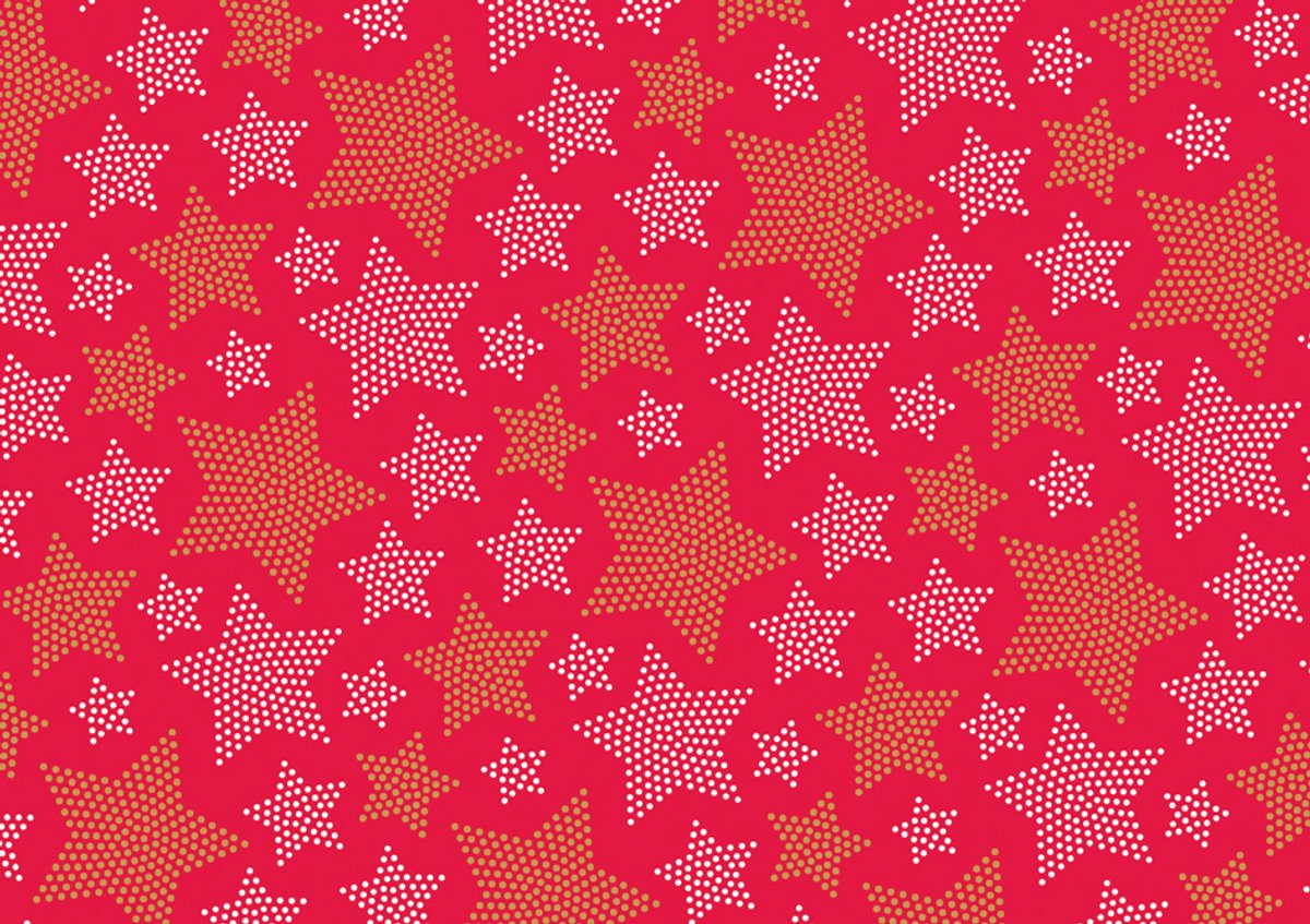 SUSY CARD kerstcadeaupapier 'Sterren