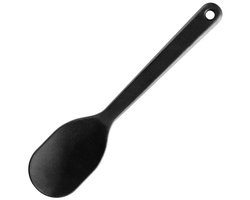 Gastro Max siliconenlepel, (B)60 mm, zwart