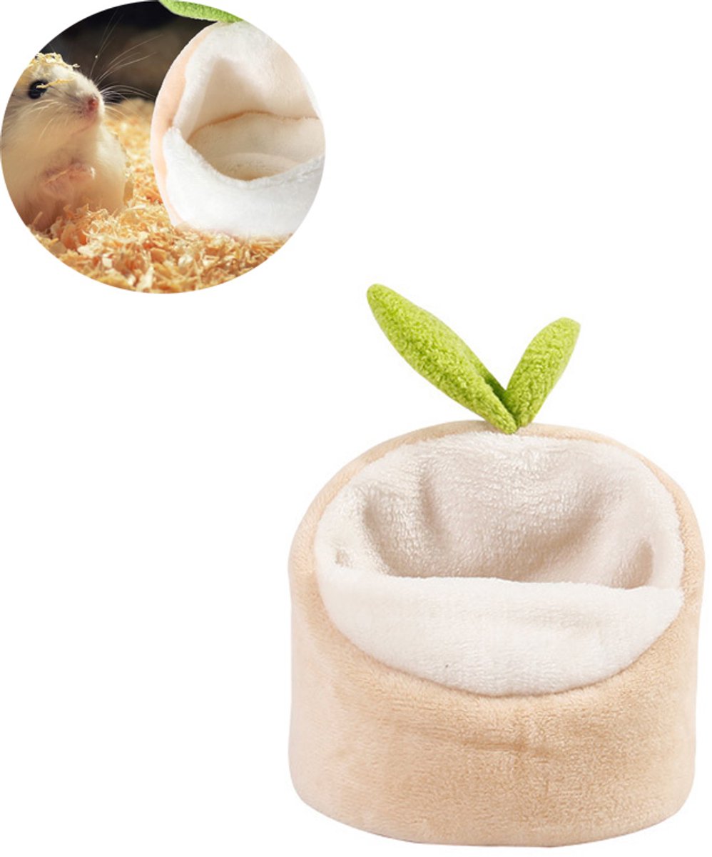 hamster huisje- hamster- Knaagdieren nest -Hamster Bed-Hamsterkooi- hamster kooi- Hamster Shelter– hamsters spelen- hamster benodigdheden- Knuffelgrot – Huisje- Slaapplaats – Schuilplaats- Warm- Muis–Dier – Huisdier
