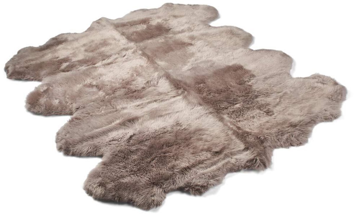 Natures Collection - Premium 8 dubbele Nieuw- Zeelandse schapenvacht - Langharig - Kleed 180x214 cm