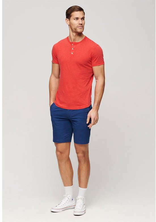 T-shirt à manches courtes Superdry Grandad Oranje L Homme