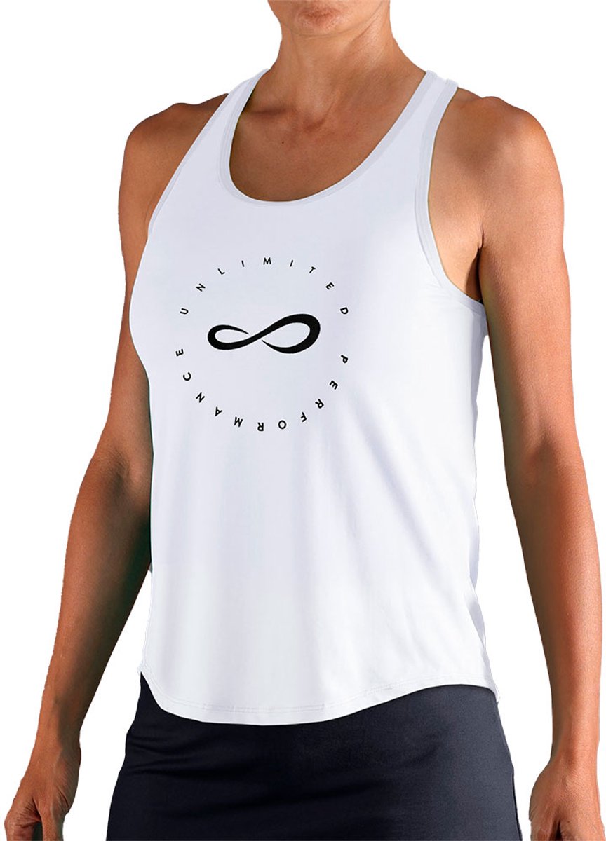 Endless Cercle Mouwloos T-shirt Wit S Vrouw