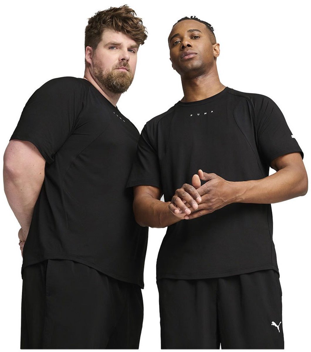 Puma Energy Cloudspun Mesh T-shirt Met Korte Mouwen Zwart