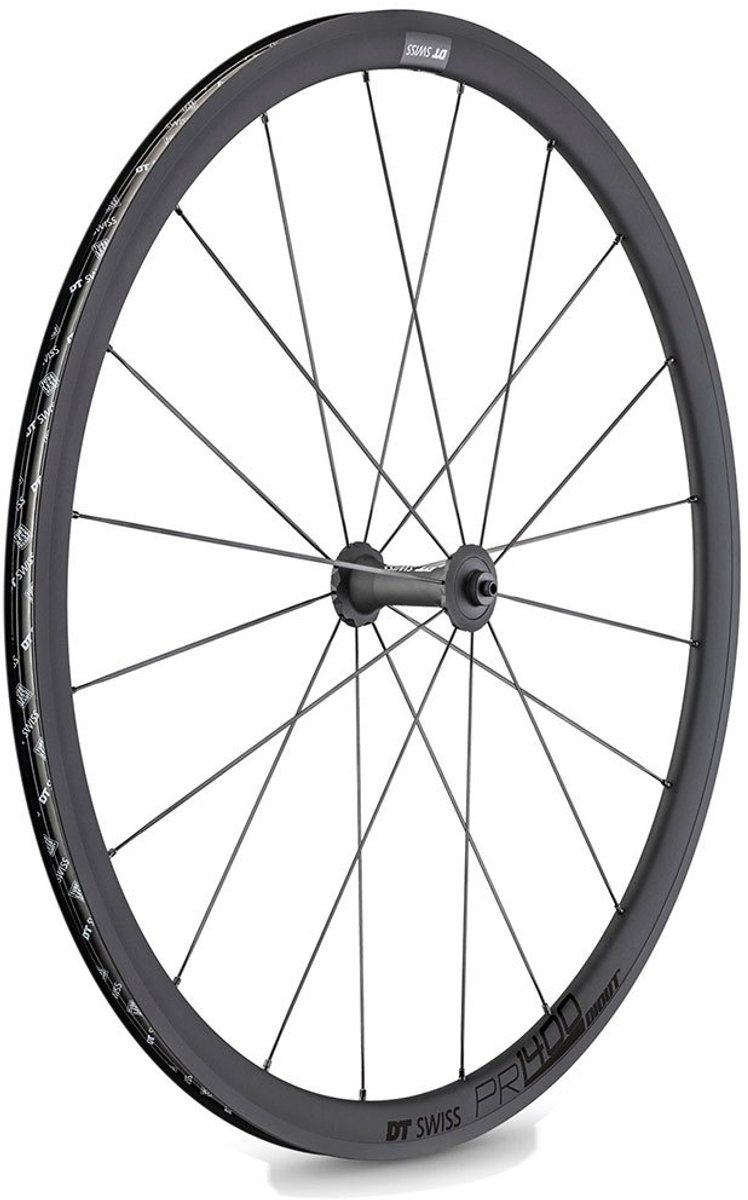 Dt Swiss Pr 1400 Dicut 32 Tubeless Racefiets Voorwiel Zwart 5 x 100 mm