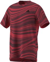 Adidas Club Graphic T-shirt Met Korte Mouwen Rood S Man