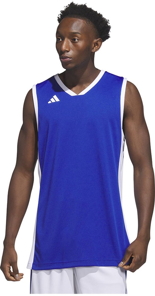 Adidas 3g Speed Reversible Basketball Mouwloos T-shirt Regular Man Blauw