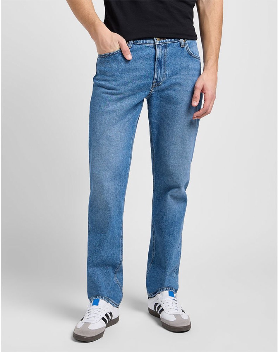 Lee West Broek 32 30 Man Blauw
