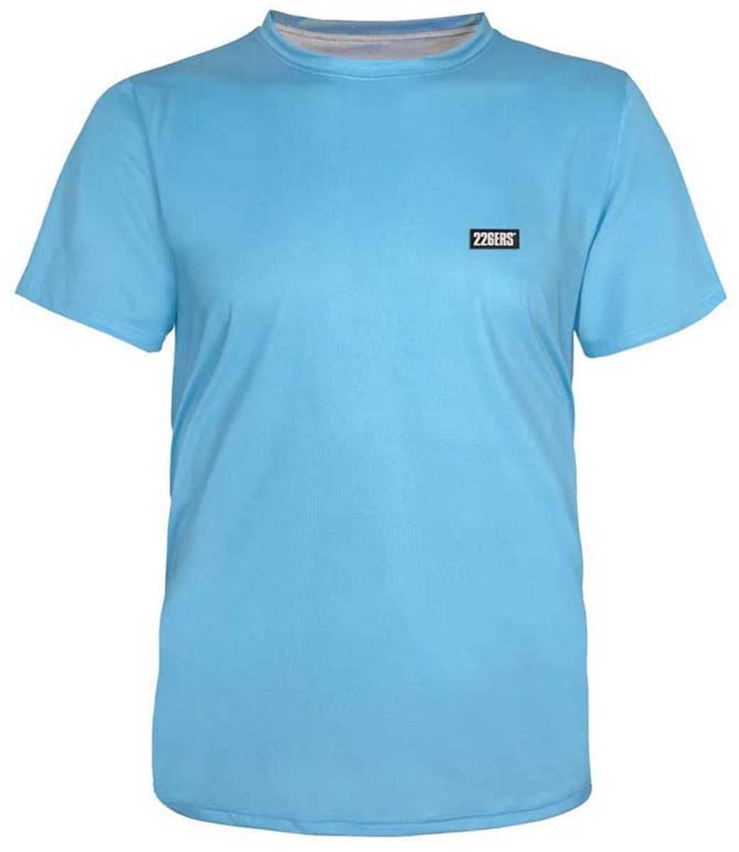 226ers Color Block T-shirt Met Korte Mouwen Blauw