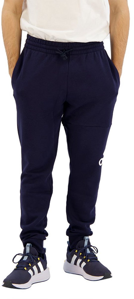 Adidas Essentials Fleece Tapered Cuff Big Logo Joggers XS Regular Man Legink
