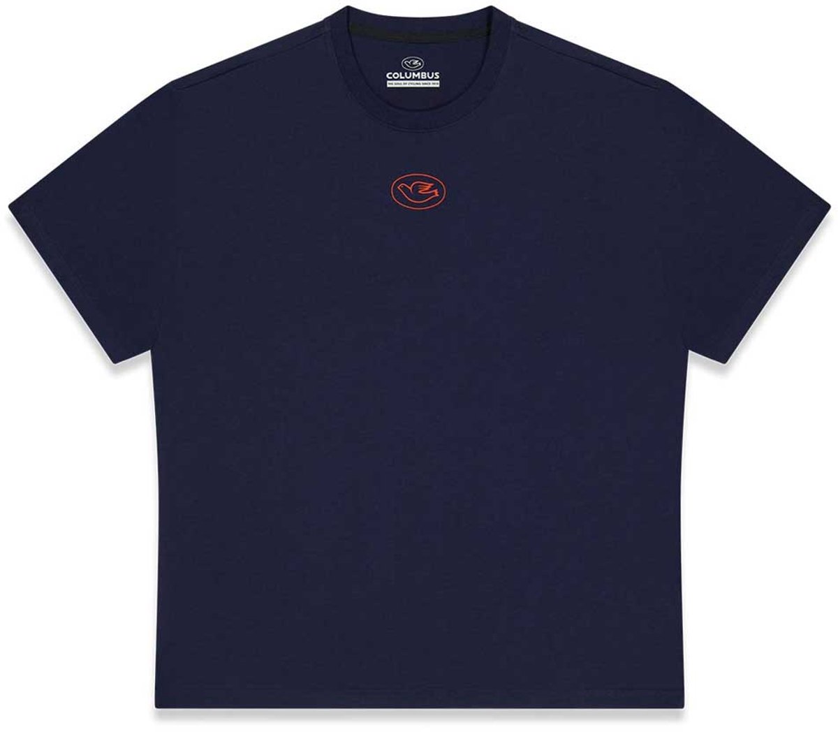 Cinelli Columbus Fork Sticker T-shirt Met Korte Mouwen Blauw S