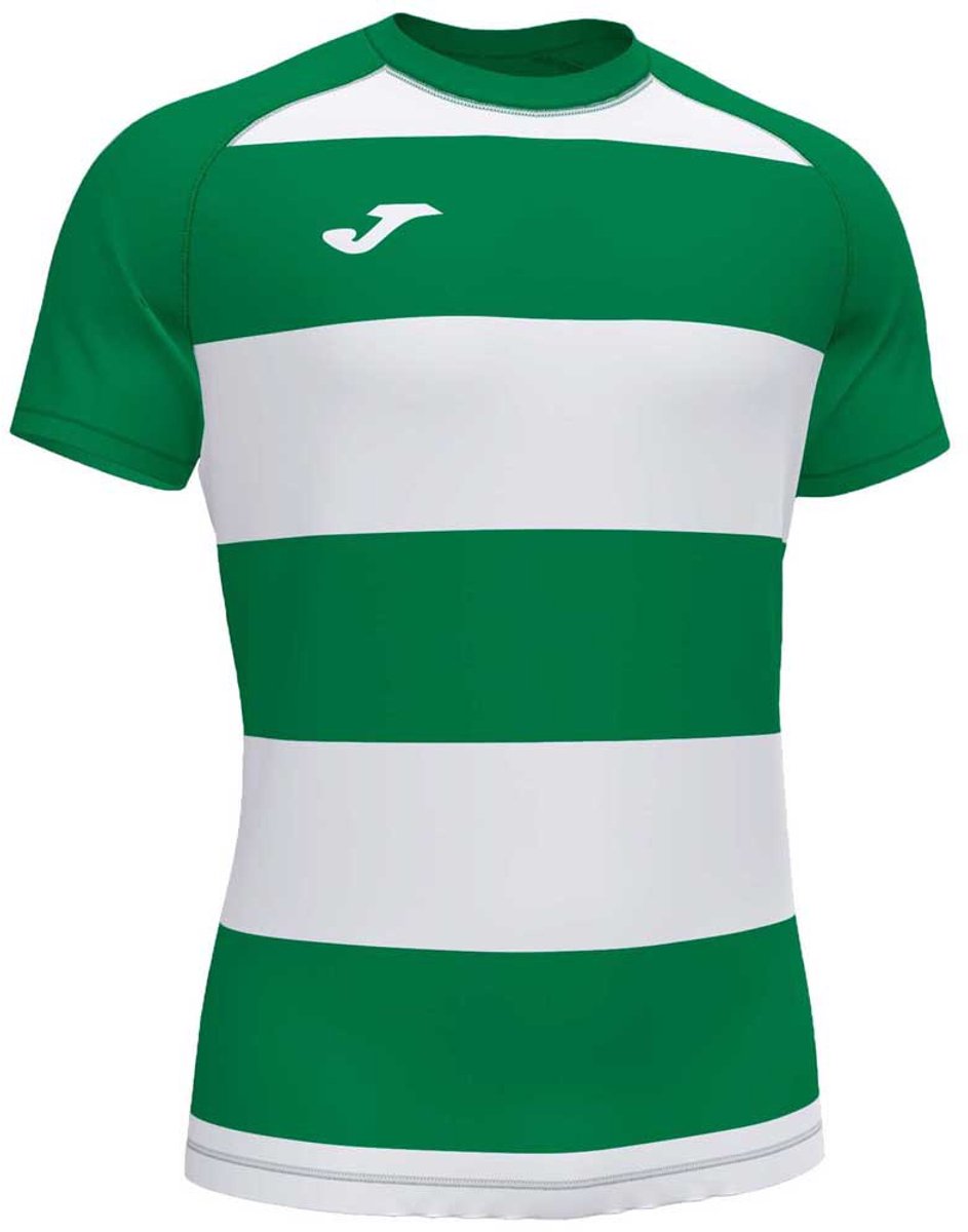 Joma Prorugby Ii T-shirt Met Korte Mouwen Groen,Wit 7-10 Years Jongens,Meisjes