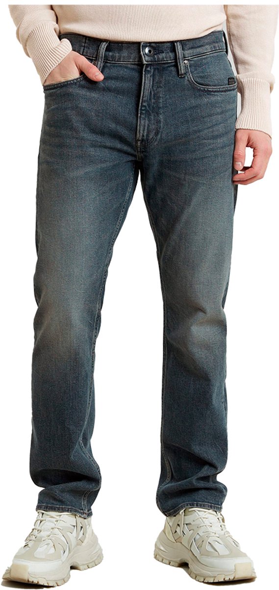 G-Star Mosa Straight Heren Jeans Antic Sand Blast