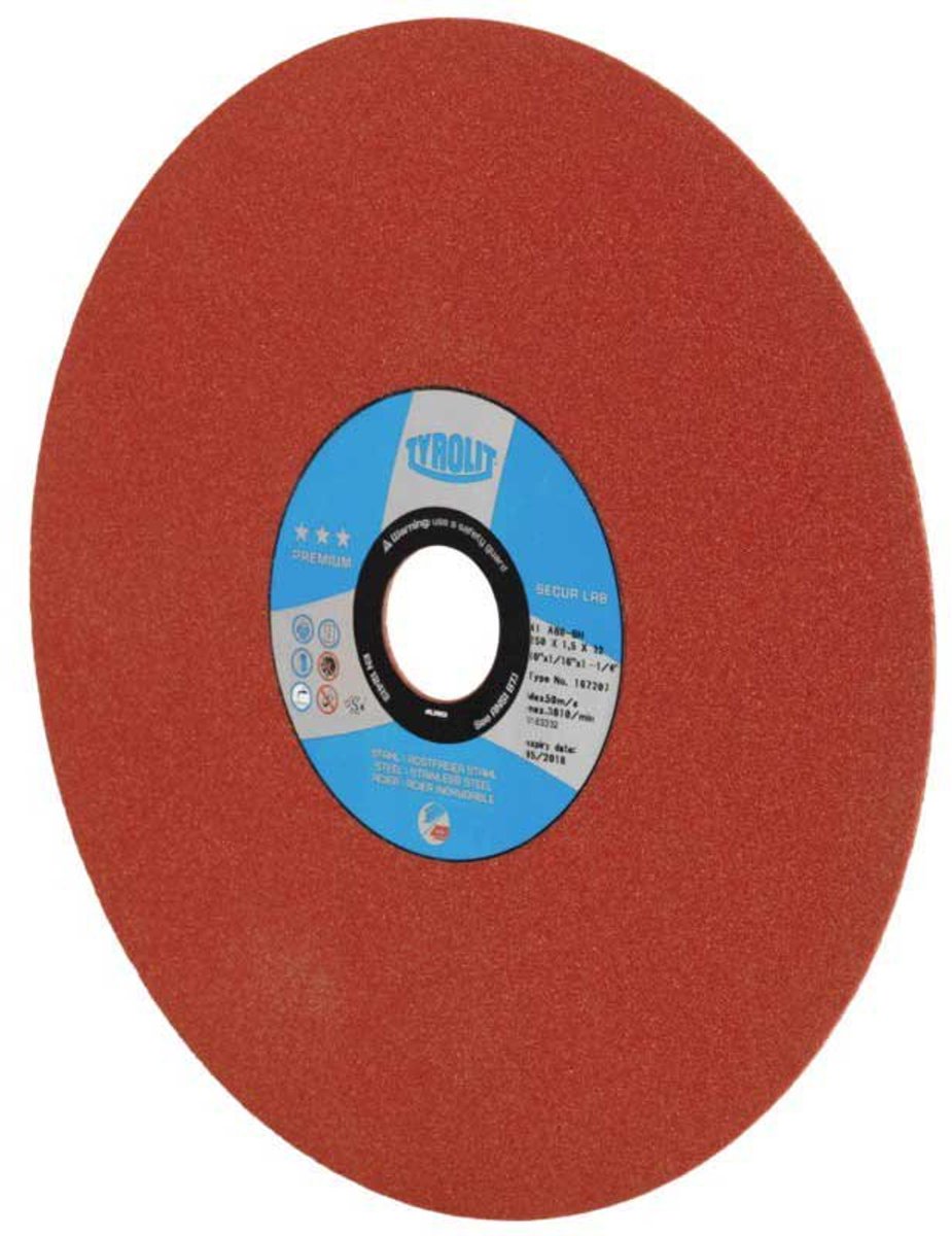 Tyrolit Laboratoriumsnijschijf A80-bs 250x1.5x32 Oranje