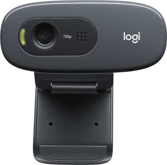 Logitech C270 - 720p HD Webcam - 3MP - Grijs