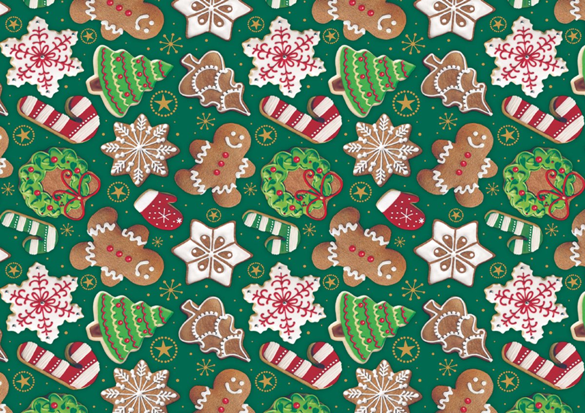 SUSY CARD Kerstcadeaupapier 'Beer Sneeuwman