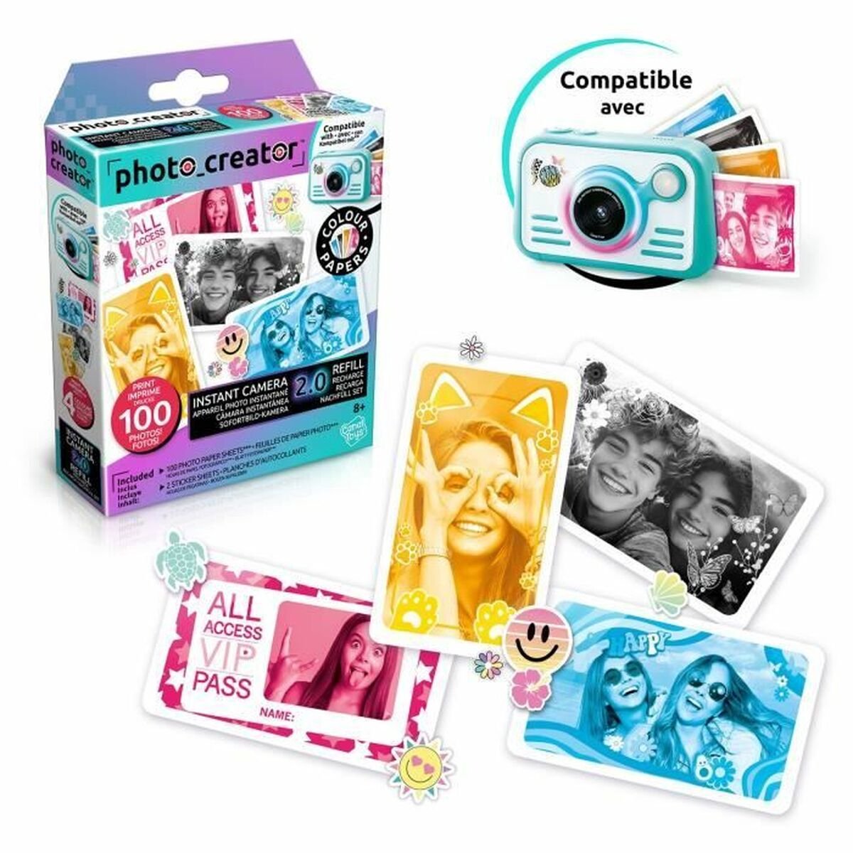 Canal Toys - creator - navulling voor instantcamera met fotopapier - clk 051