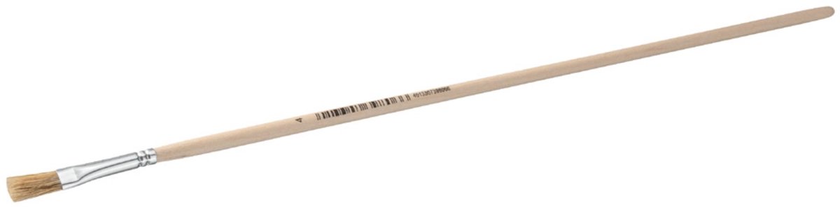 WESTEX verfkwast naturel 60, maat 6, natuurborstel, lange steel