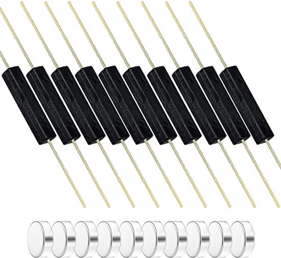 Plastic Reed Switch 10pcs Plastic Seal Reed Switch with 10pcs 2 * 6mm Magnetic 3 * 14mm ...