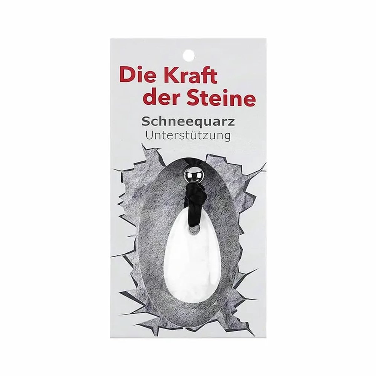 Hanger met Krachtsteen Sneeuwkwarts