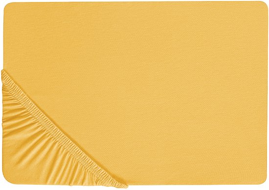 JANBU - Laken - Jaune - 140 x 200 cm - Katoen