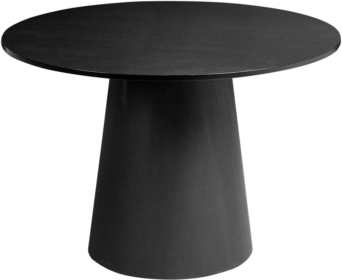 Beliani OYEN - Eettafel - Zwart - 120 cm - MDF