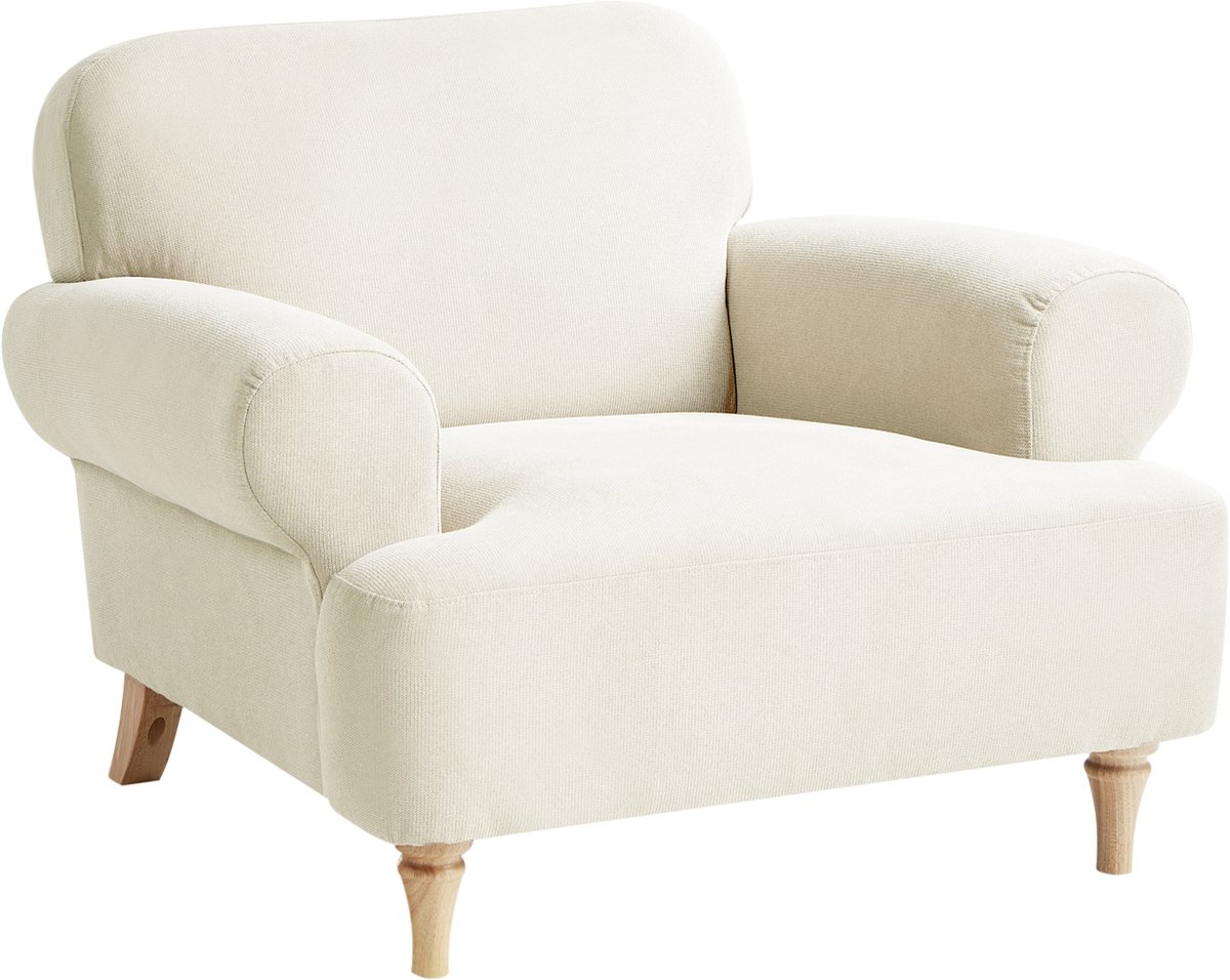 KIBERG - Fauteuil - Lichtbeige - Polyester