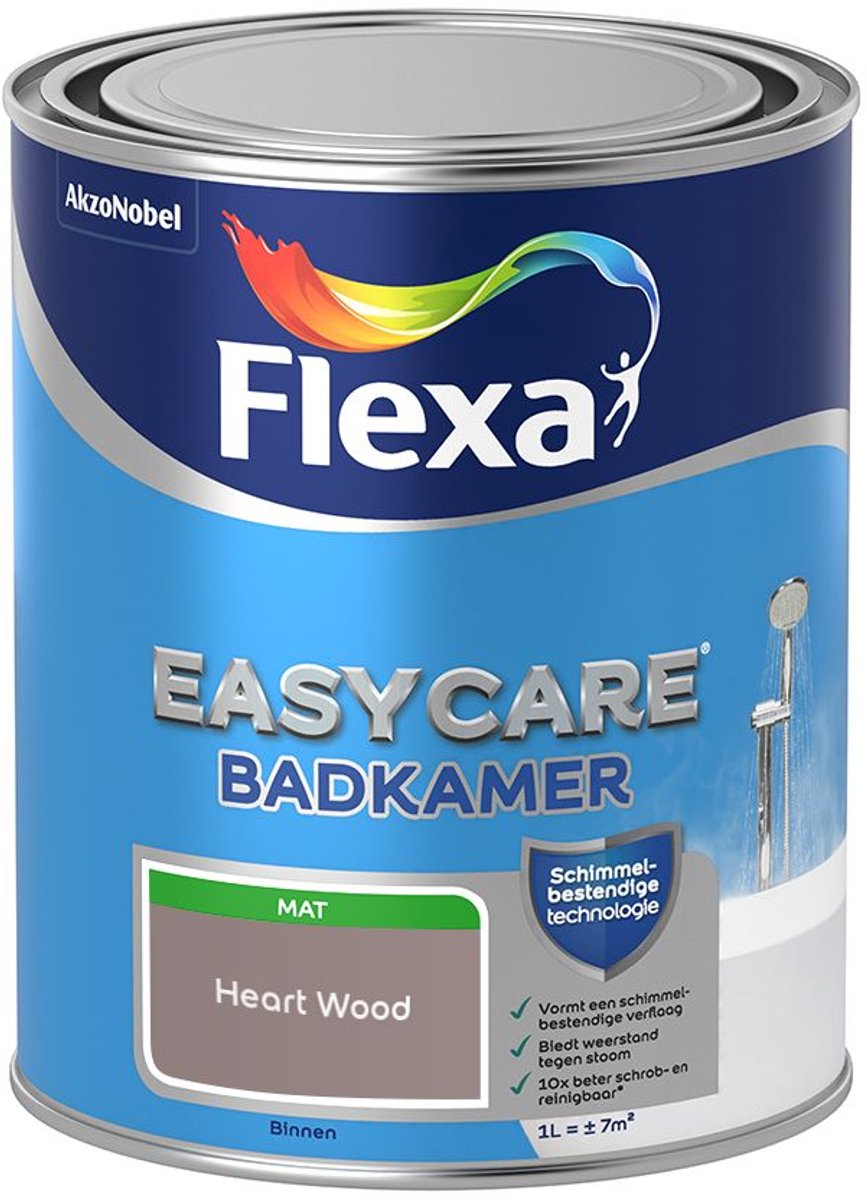 Flexa Easycare Badkamer Heart Wood 1 L
