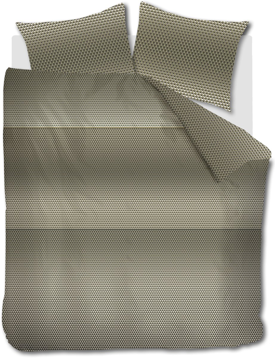 Kardol Lofty dekbedovertrek - Tweepersoons - 200 x 200/220 cm - Olive Green
