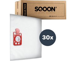 SQOON® Stofzuigerzakken Geschikt voor Numatic Henry HVR160 / Hetty HET160 - Vervangt Model 604011 - High Filtration voor Optimale Stofopname - 30 stuks