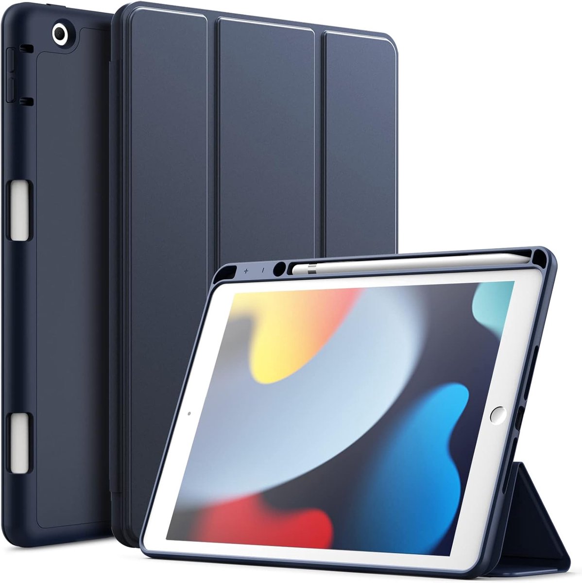 Hoes voor iPad 10,2 Inch met Pencil Houder - Slank & Flexibel Design