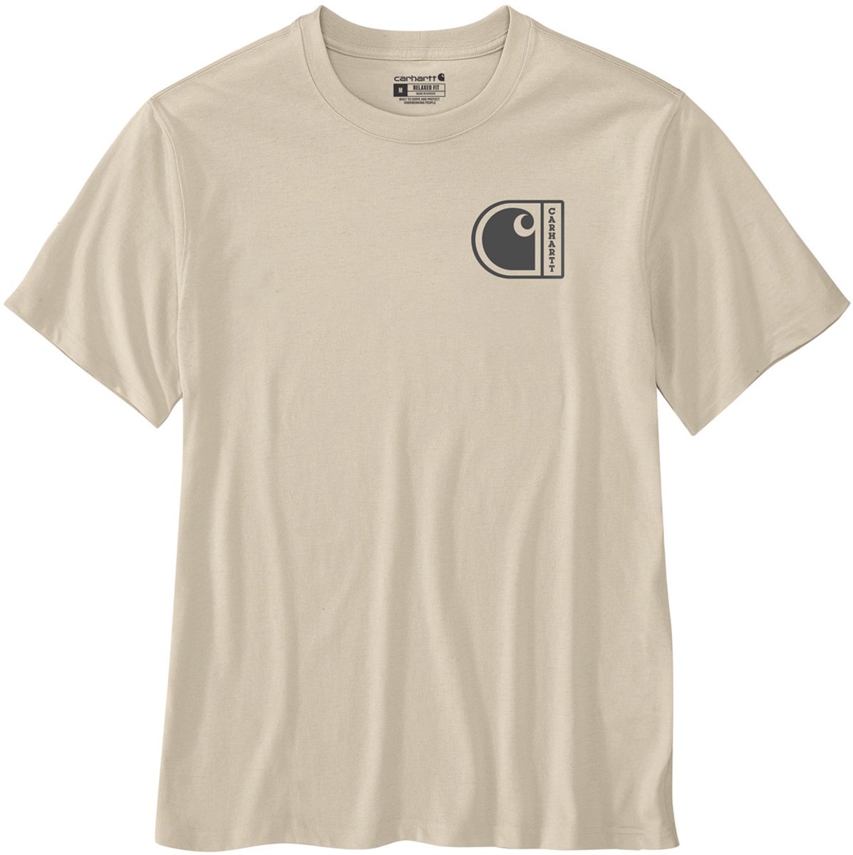 Carhartt C Graphic T-Shirt S/S 107048 -M Oat Milk